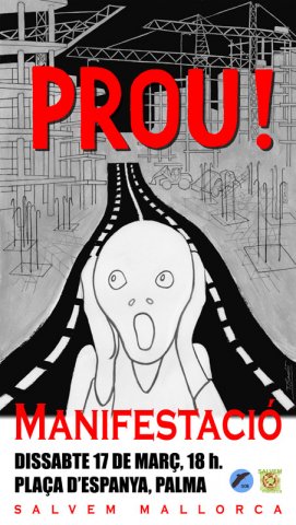 Cartell Manifestaci&oacute; 17 mar&ccedil;