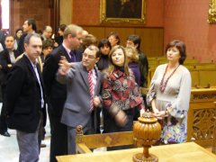 Visita de la Ministra d'Igualtat, Bibiana A&iacute;do, al Consell de Mallorca. (2)