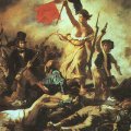 La llibertat guiant el poble, Delacroix.
